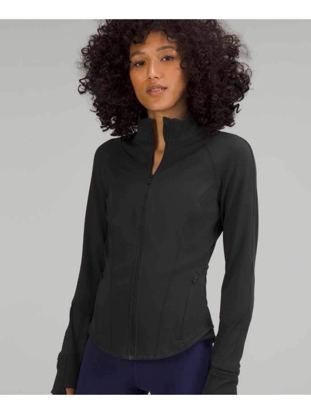 Women’s Black Full-Zip Active Jacket